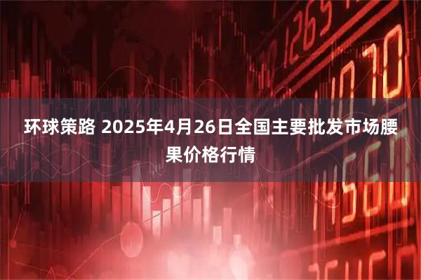 环球策路 2025年4月26日全国主要批发市场腰果价格行情