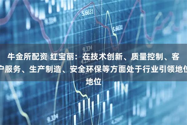 牛金所配资 红宝丽：在技术创新、质量控制、客户服务、生产制造、安全环保等方面处于行业引领地位